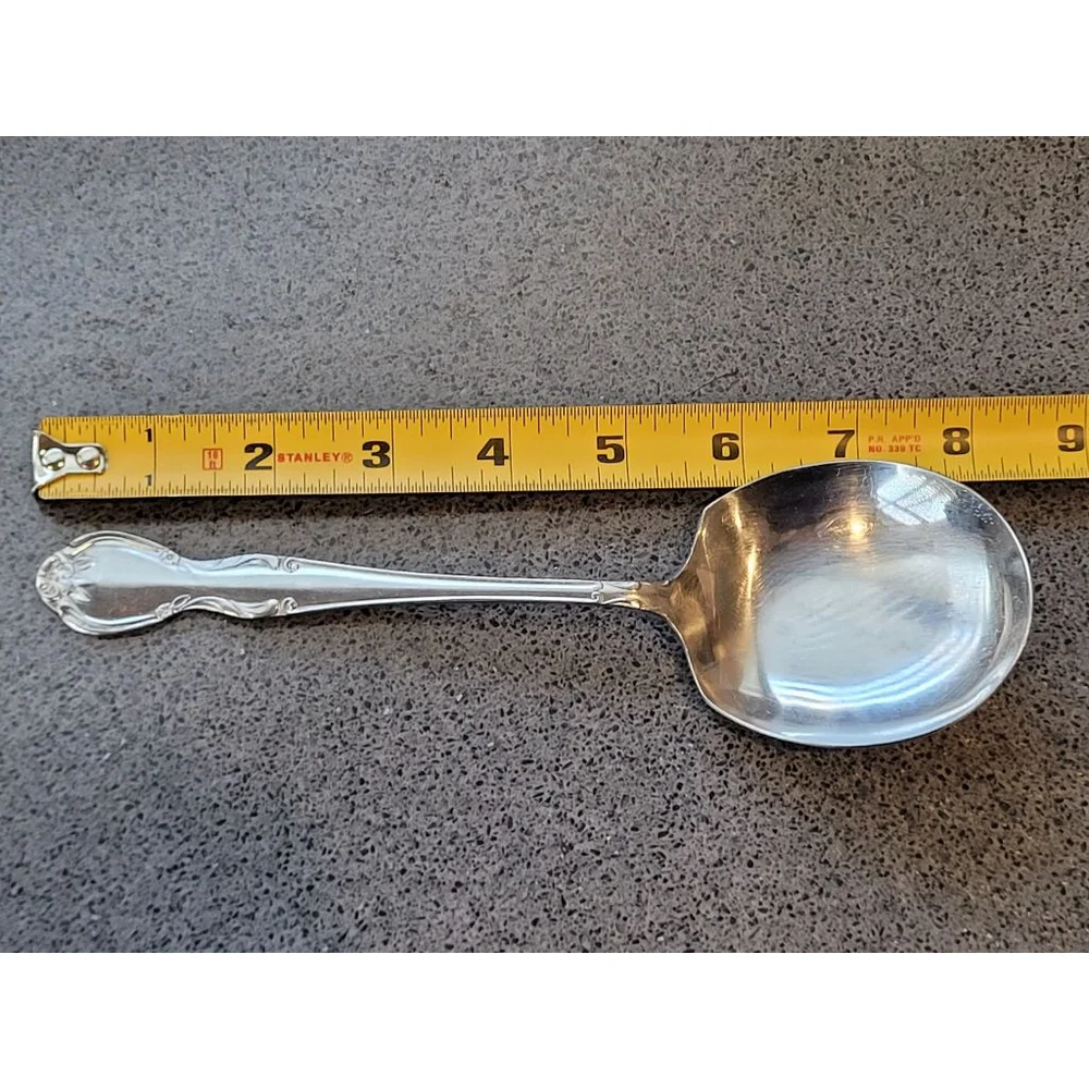 Vintage Norma N.S. Co Stainless Steel Serving Spoon Made in Korea